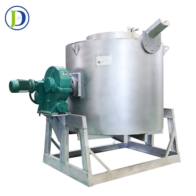 Electric furnace waste metal copper aluminum chips induction cast melting furnace for sale