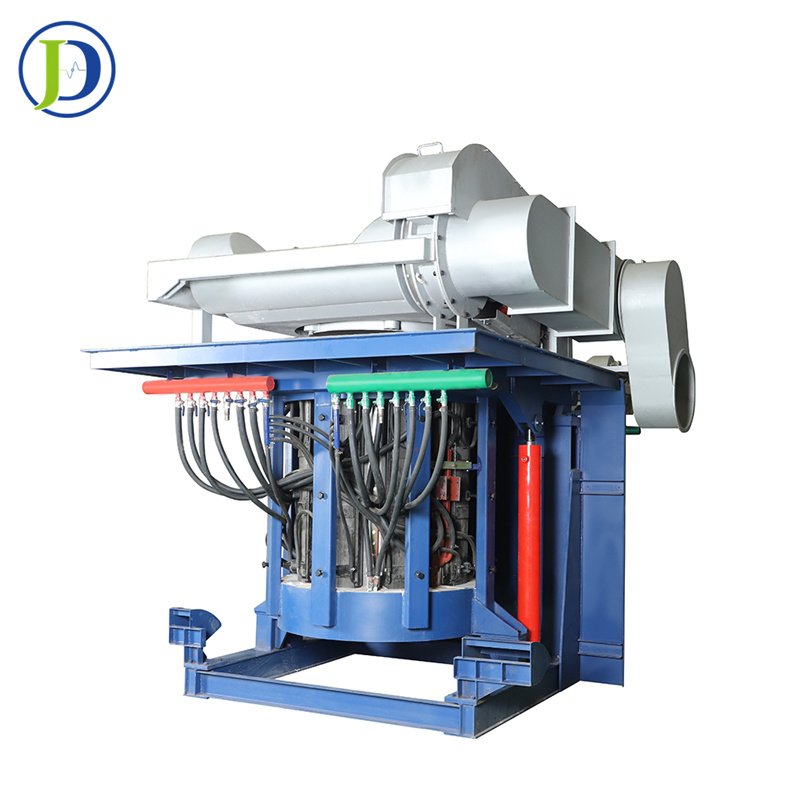 Electric furnace waste metal copper aluminum chips induction cast melting furnace for sale