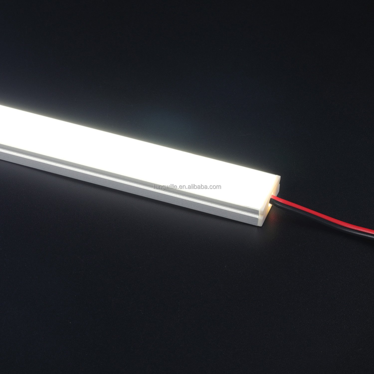hot sale 1708 surface mounted LED light aluminum housing profiles LED channel with cover diffuser