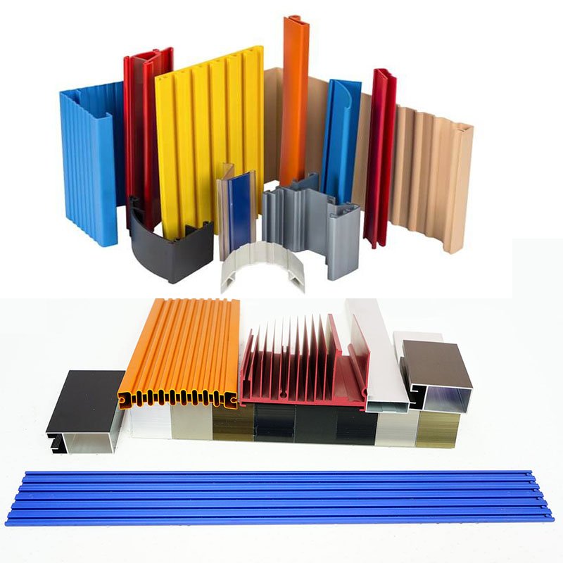De plancher aluminium roof rack scrap 6063 extrusions welding lines for tent