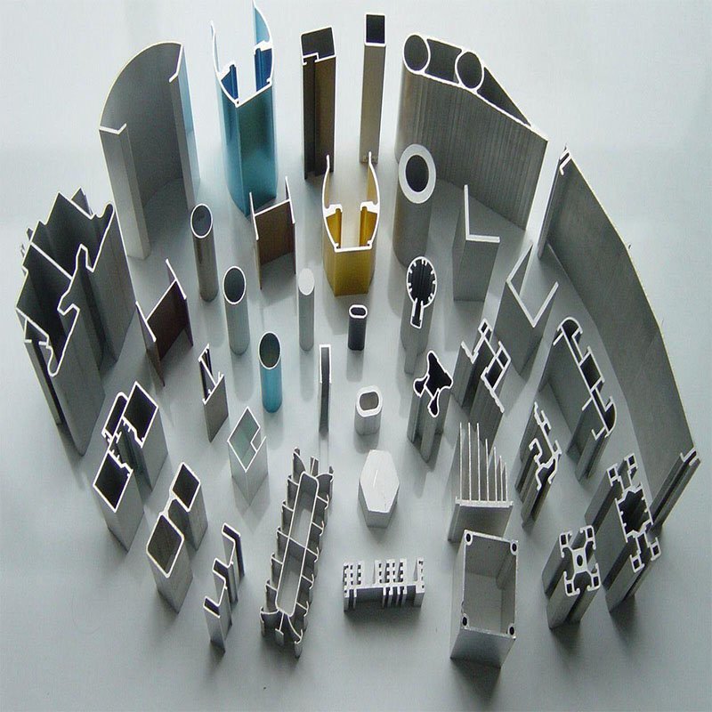 De plancher aluminium roof rack scrap 6063 extrusions welding lines for tent