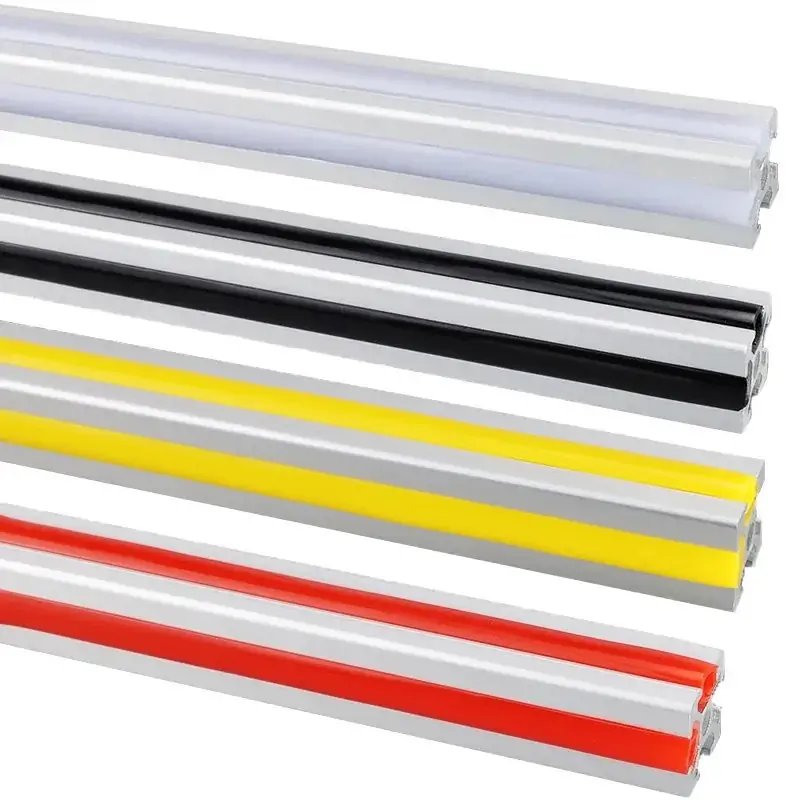 Factory Flat Standard PVC T-slot covers strip width 6mm Panel Holder Seal Strips for 20 series 2020/2040 Aluminum profile
