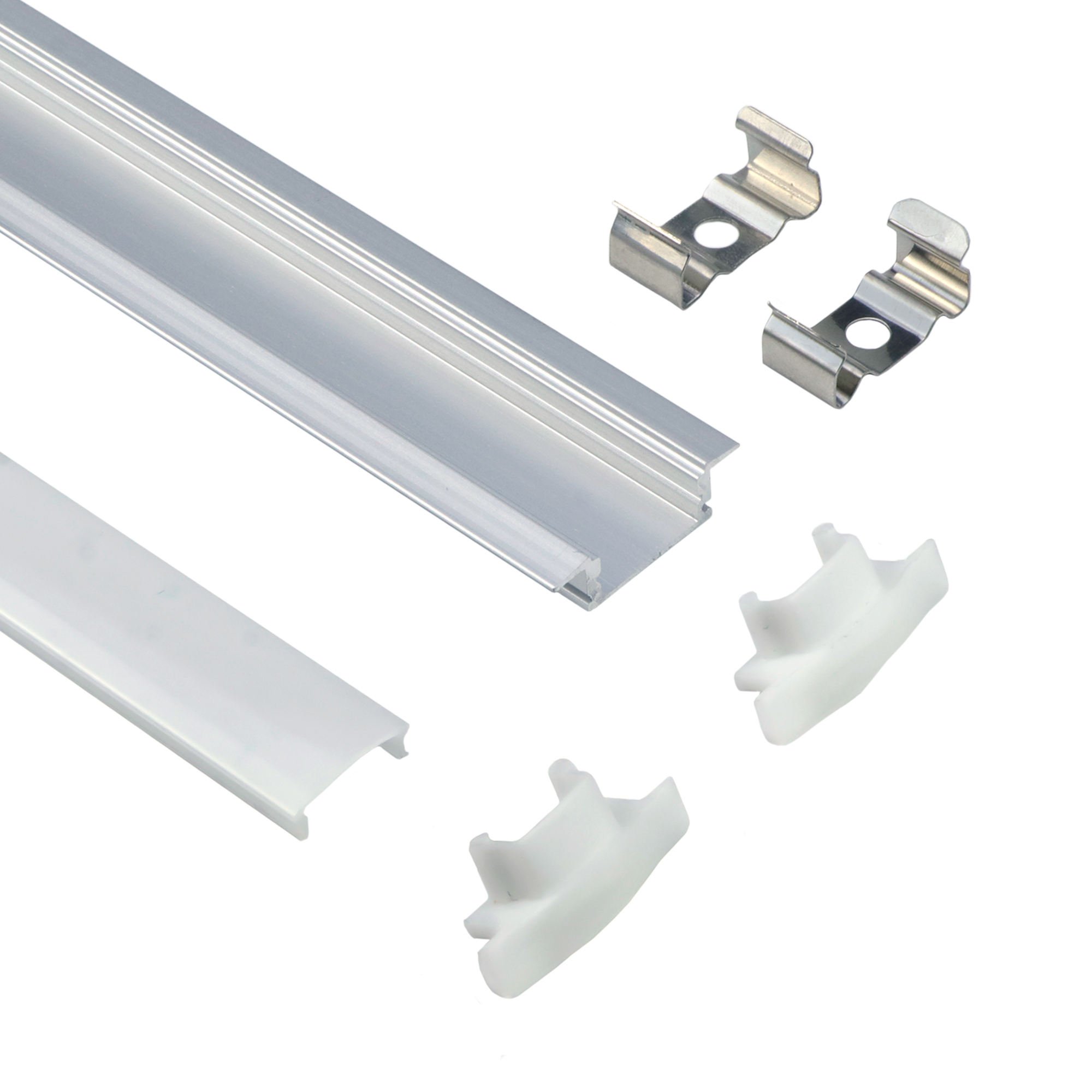 Factory Custom LED Strip U Channel Diffuser Extrusion LED Aluminum Profile
