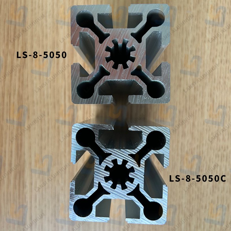 High Quality 6061 6063 Square Shapes Aluminium Extrusions Profiles Extruded Aluminum Frame