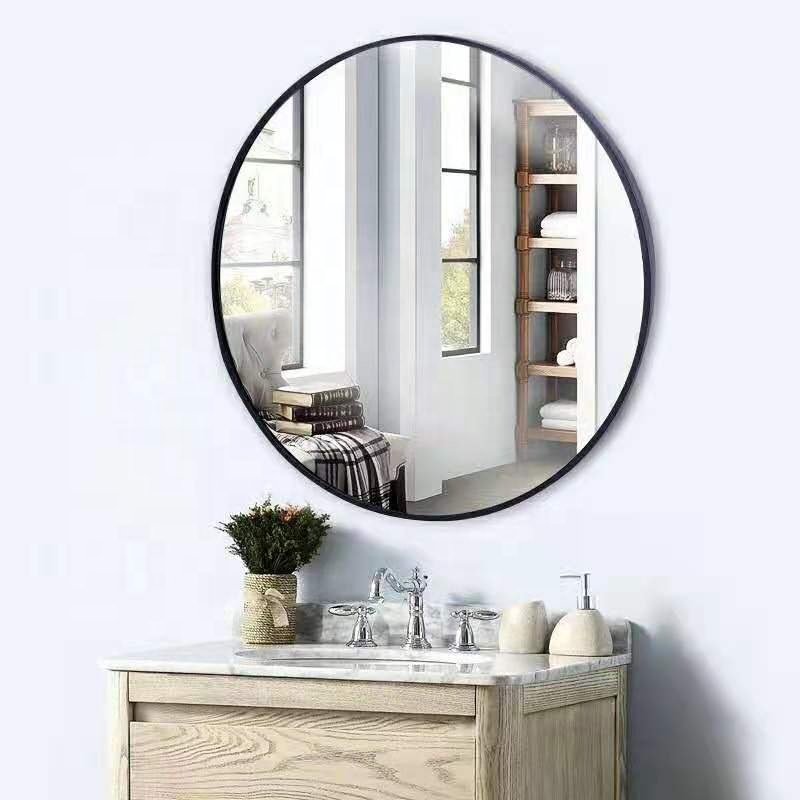 Foshan manufacturer supply metal framed mirror photo frame decorative aluminum profiles