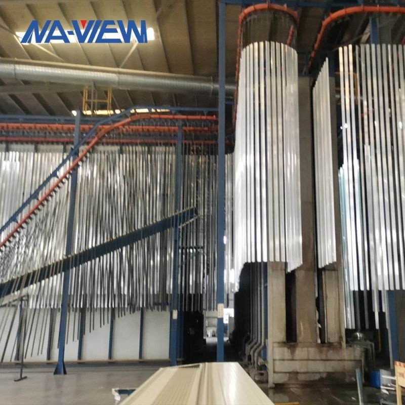 Standard Precision Powder Coated Extruded Aluminium Extrusions Profile Products Sections
