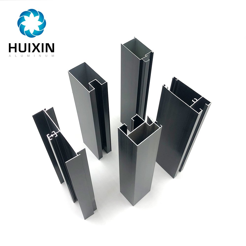 Powder Coating Black Aluminium Profile Window for Philippines Market
