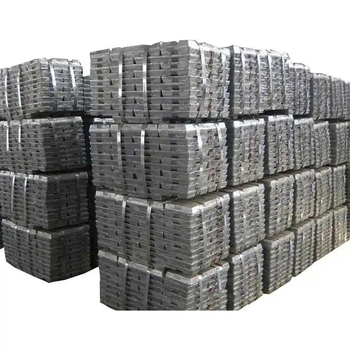 Aluminium Ingot 99.99 Purity High Grade Aluminium Ingots A8 25kg Bulk Packing Ec Grade Aluminium Ingots
