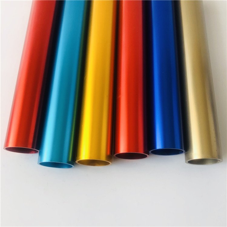Aluminum tube flexible aluminum pipe anodized alloy pipe wood look 6061 6063 6082