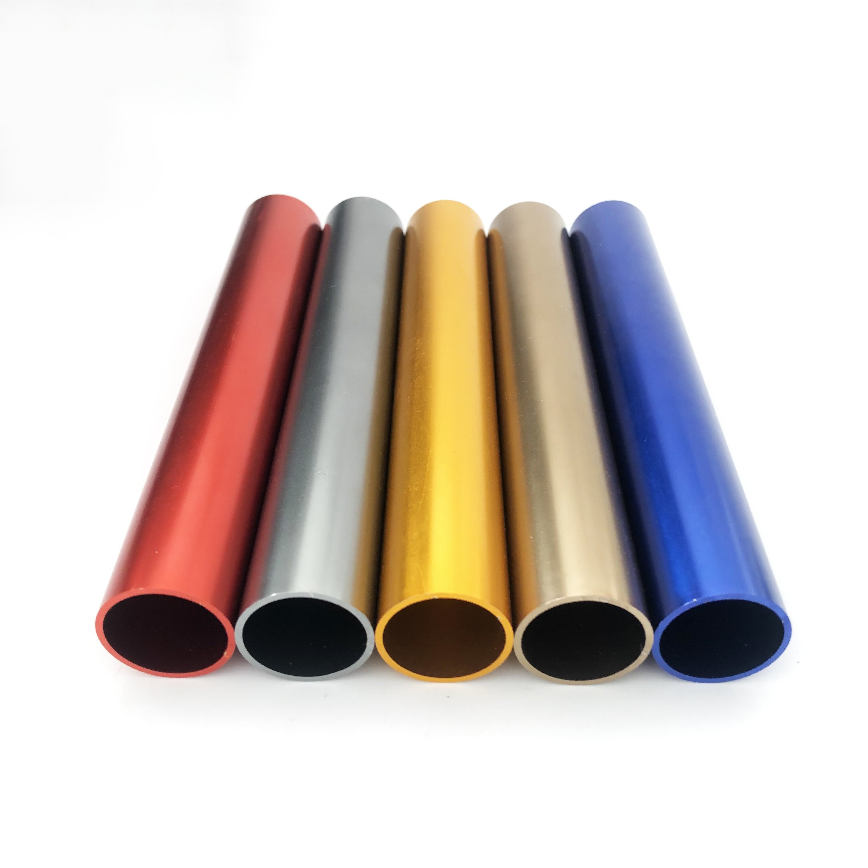 Aluminum tube flexible aluminum pipe anodized alloy pipe wood look 6061 6063 6082