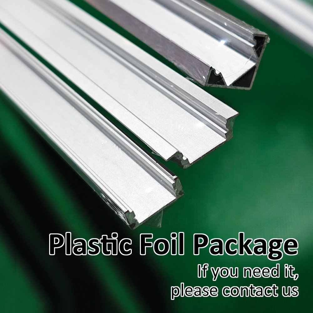 Alu LED Profile 1m 2m 3 meter Recessed LED Strip Light Aluminum Profile Ceiling