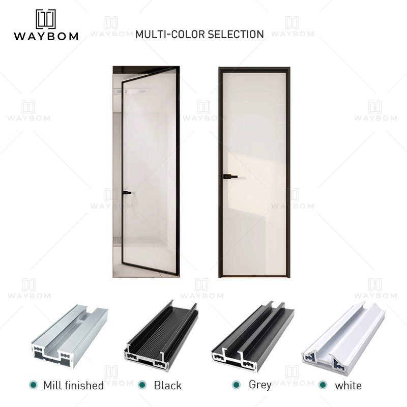 40 slim aluminum profile for shower swing door profile aluminum casement door and window system aluminum invisible door profile