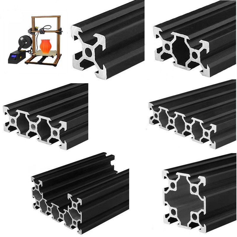 Chinese Factory Custom Black Aluminum Profile All Kind Of Black Aluminum According the size drawing