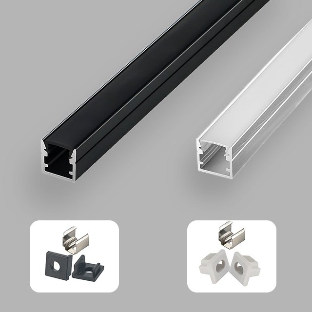 A1010 XinZheng U Shape 1m 2m 3m Custom Aluminum Profile with Diffuser, led Aluminum Profile for led Strip Lights
