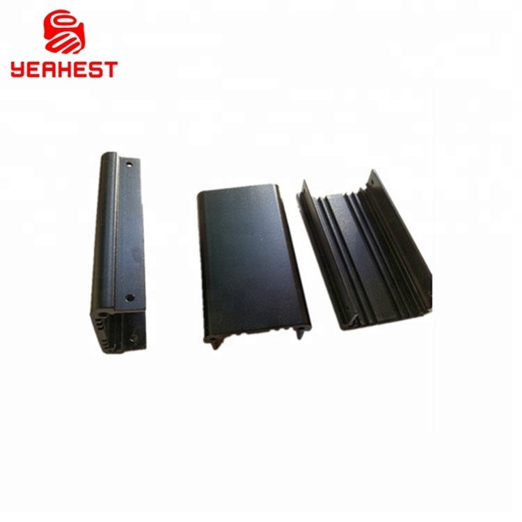 Custom High Quality 6063 Anodized Enclosure cnc aluminum profile Square Tube Heat Sink