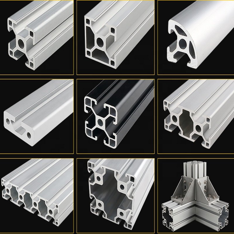 High Quality Custom All Kinds Of Industrial Aluminium Extrusion Profile Factory 6063 Aluminum Profile