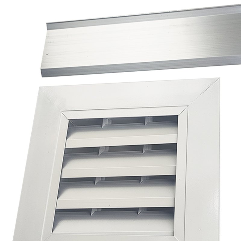 Free Sample Custom 6063-T5 Extruded Wing Anodized Aluminum Profile For Louver Blade