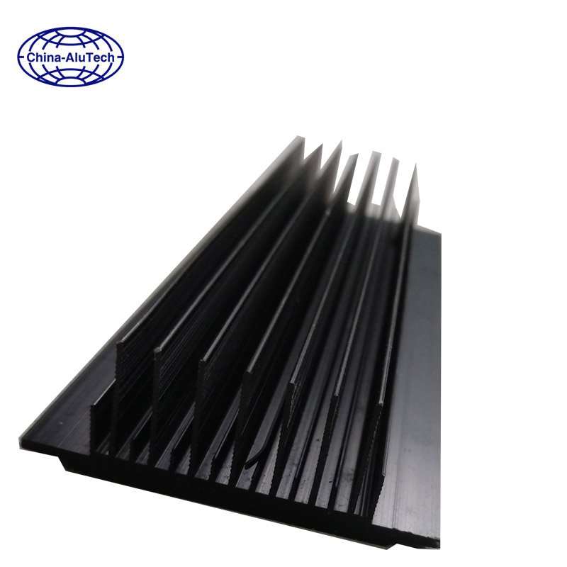 machine for aluminium heat sink profiles oxidation anodized radiator industrial aluminium extrusion profile manufacture supplier
