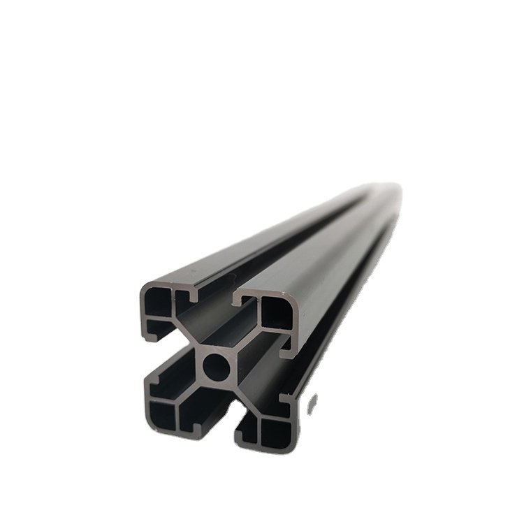 factory supply black European standard aluminum extrusion 4040 T slot with 6063 alloy