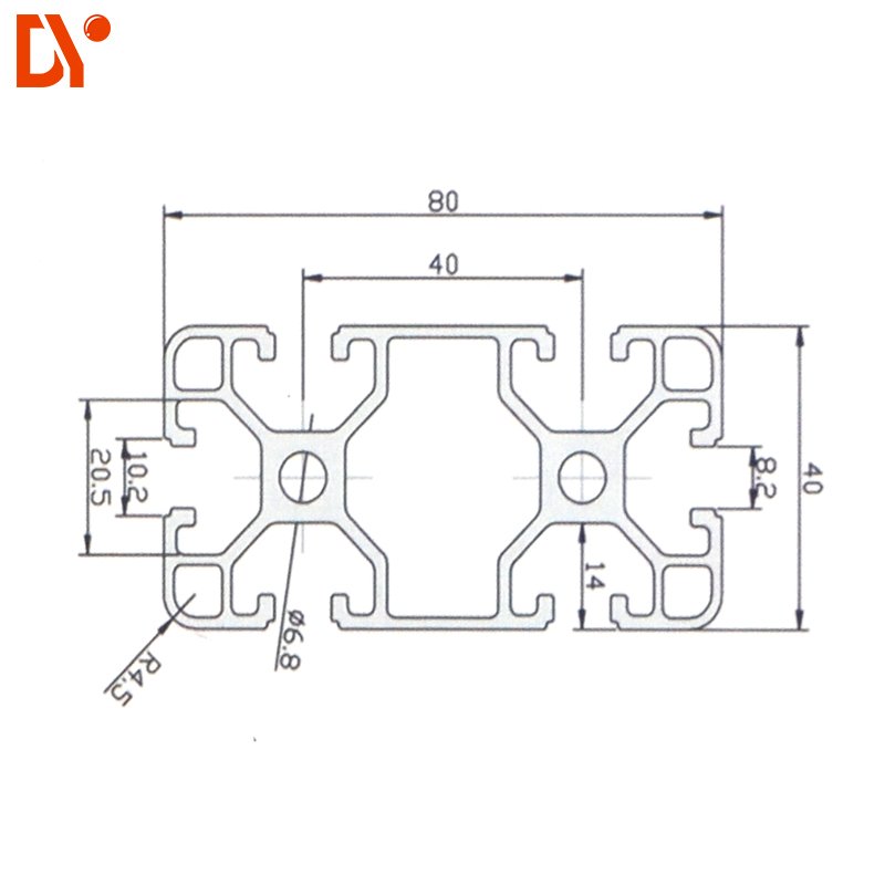 4080 2040 v slot aluminum profile 8020 aluminum profile 4040 aluminium profile