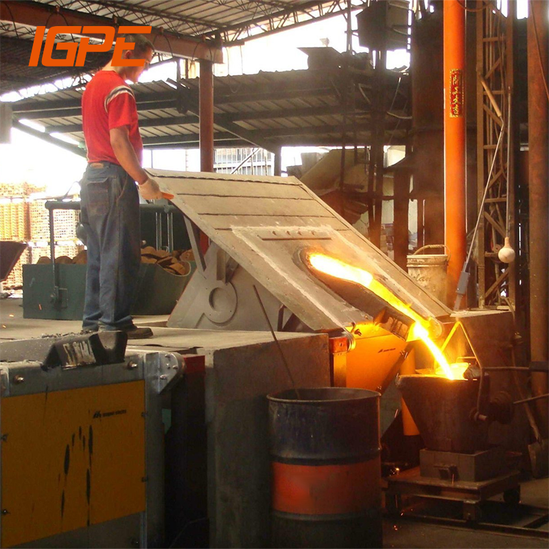 Customized supply of copper ingot, aluminum ingot making machine induction melting furnace automatic casting mold