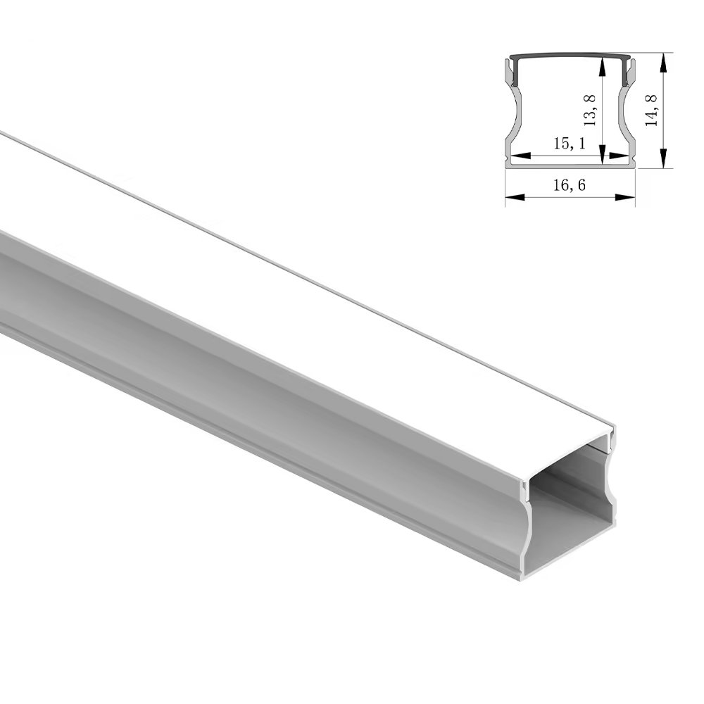 Alu Led Profiles 32*15MM PC Cover Strip Light Alloy Led Aluminum Profile