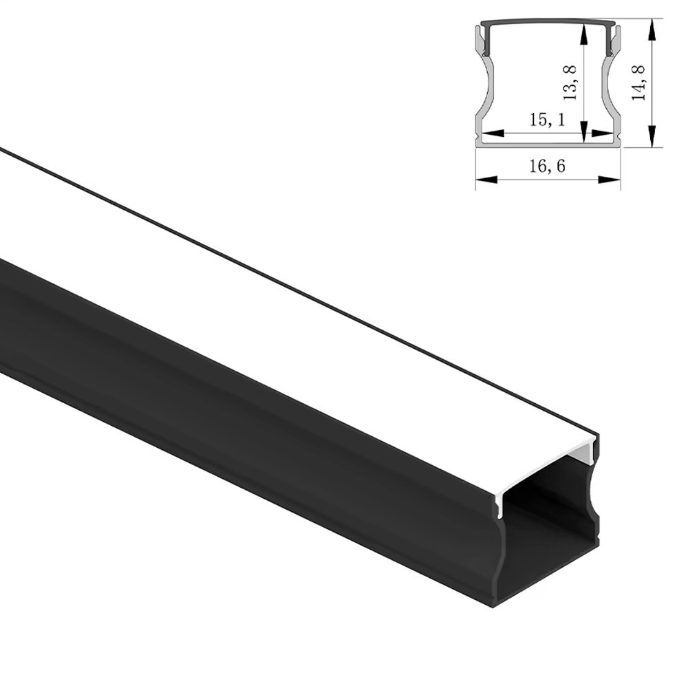 Alu Led Profiles 32*15MM PC Cover Strip Light Alloy Led Aluminum Profile