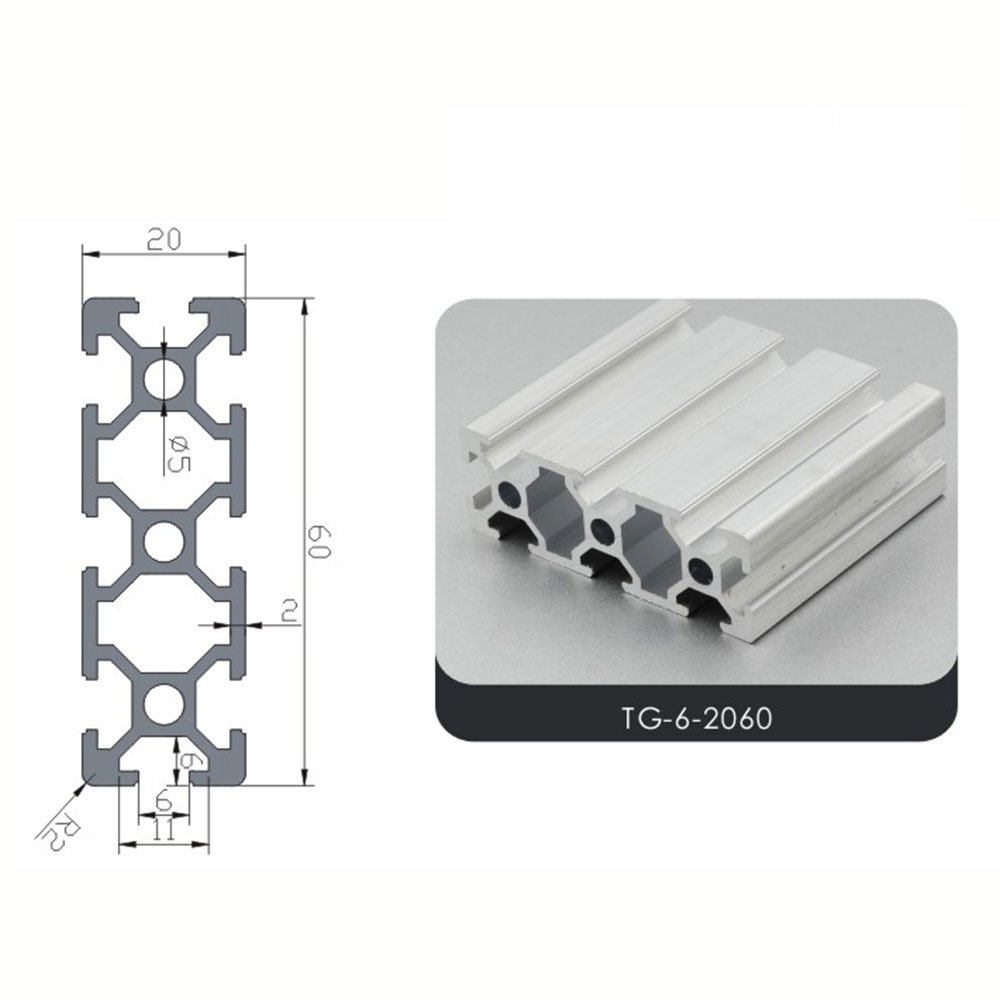 30X30 Industrial Aluminium Frame Material Manufacturer T Track V Slot Extrusion 3030 Aluminium Profile Perfiles De Aluminio 3030