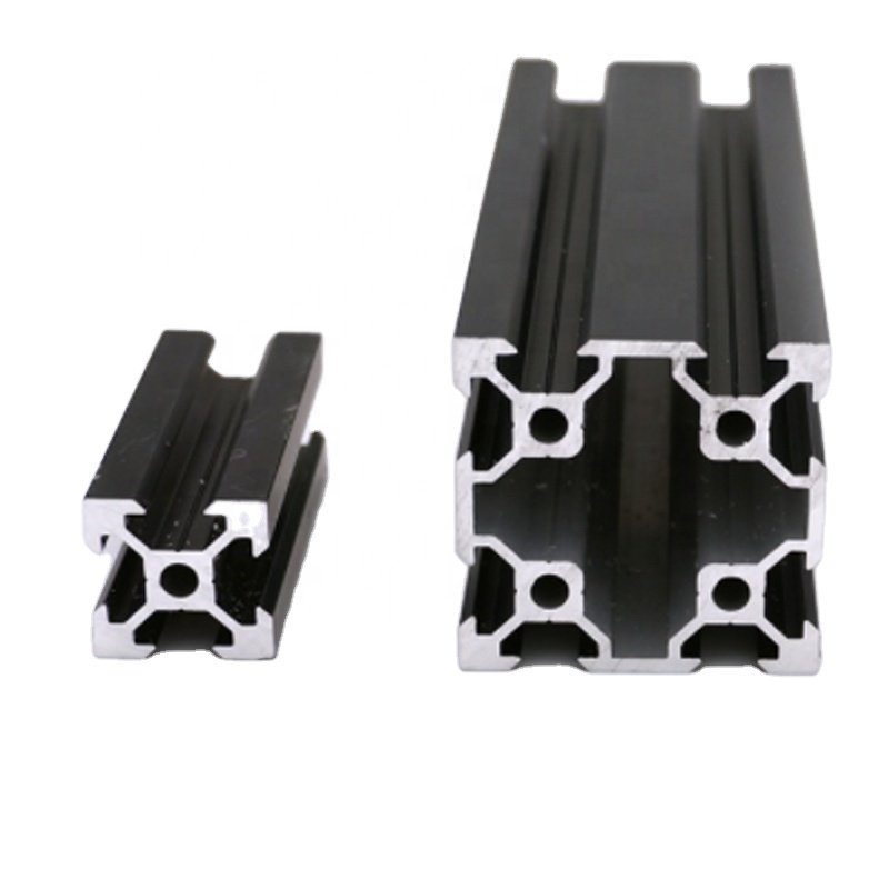 Price Industrial 40x40 T Slot Profile 6063 Aluminium Section Extrusion Manufacturer 4040 Anodized Aluminum T3-T8