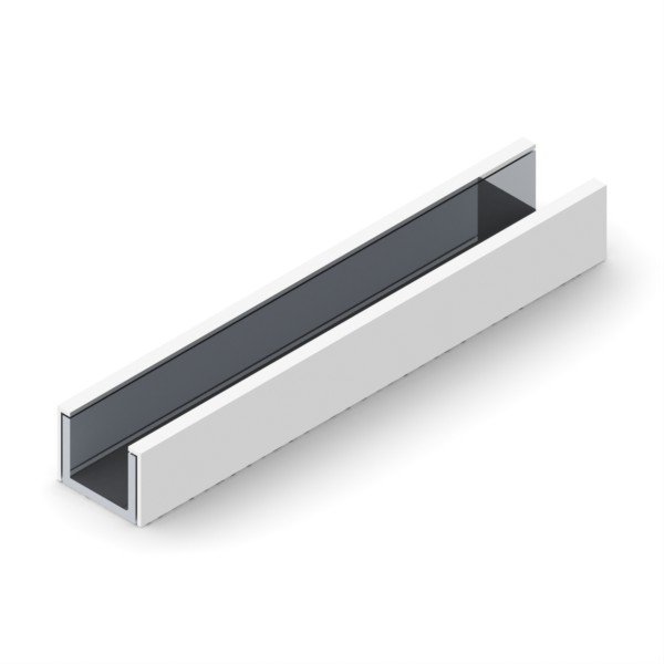 14*19 shinny chrome brushed nickle u shape channels European size industrial aluminium u profiles extrusion Aluminum Profiles