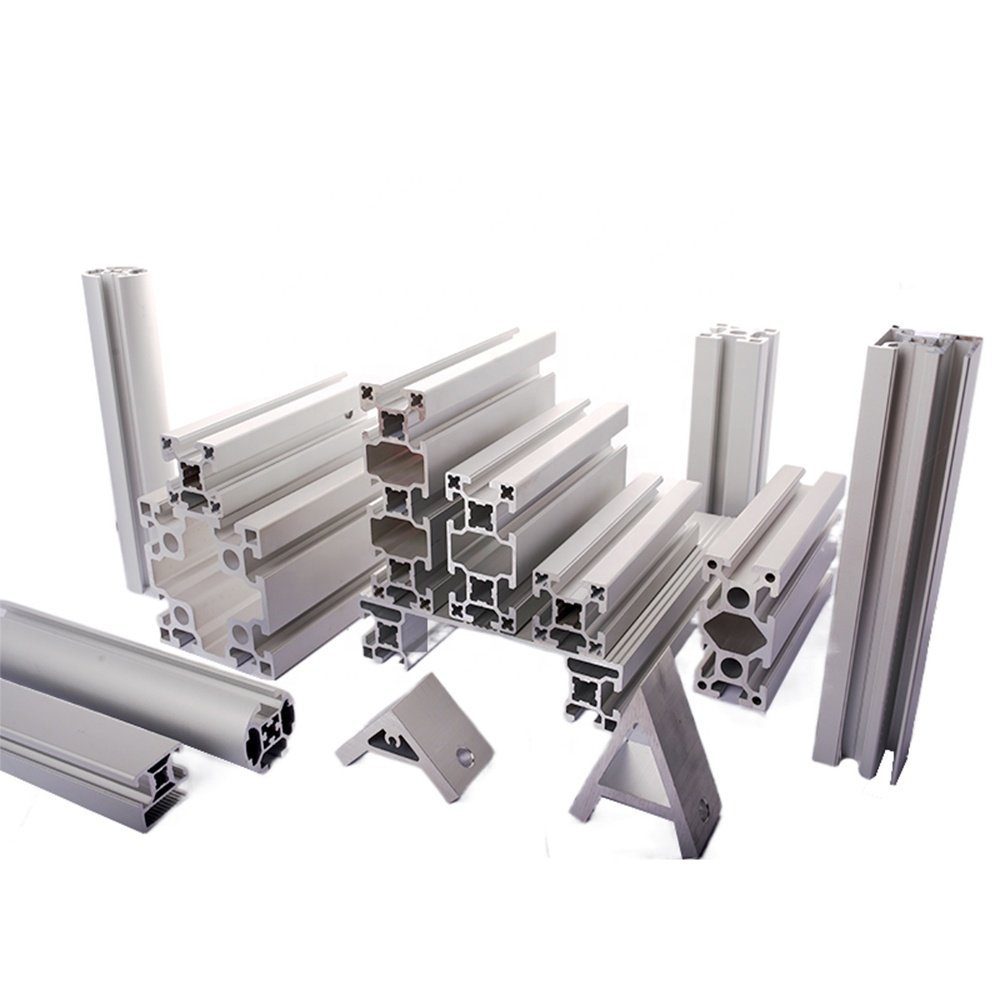 6063 t5 extruded Heavy duty t-slot t slot industrial aluminum profile system