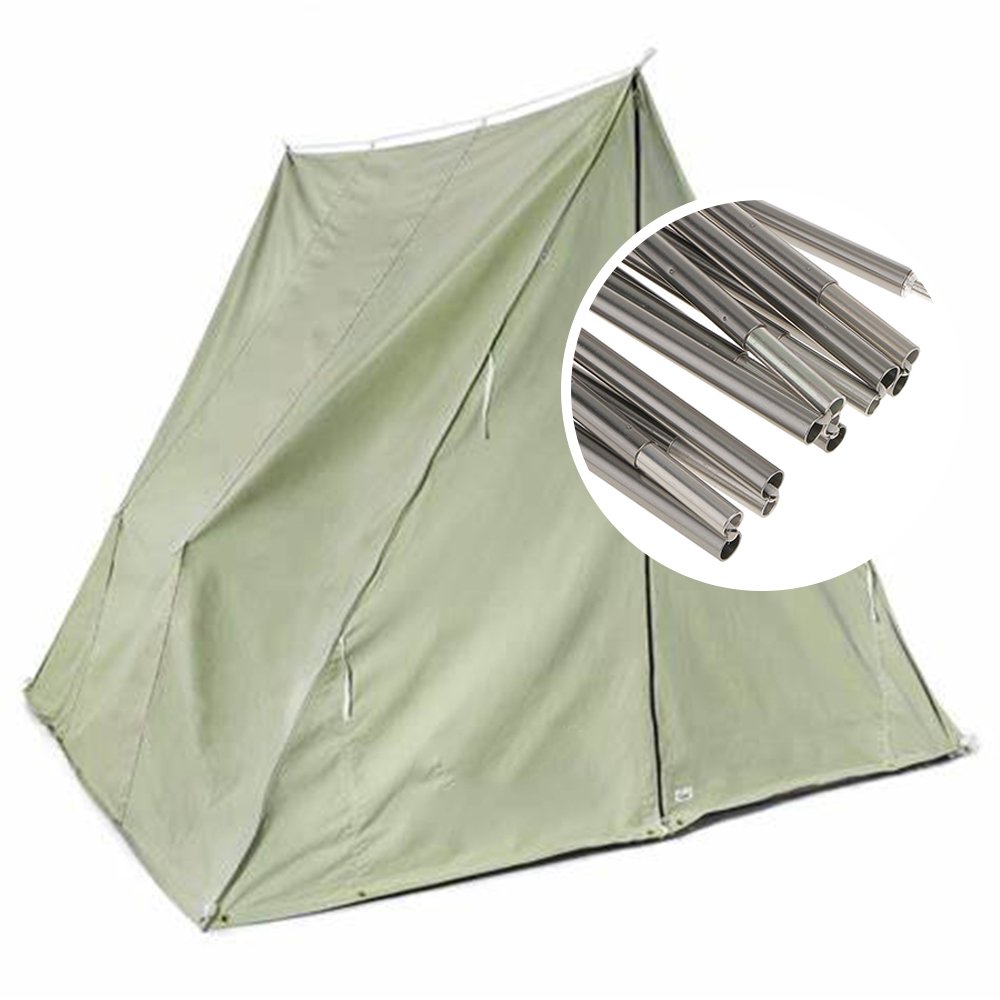extruded aluminum pipe aluminum tent pole with connection wire with high strength telescopic Flexible pole for tent