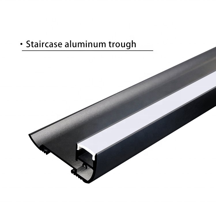 OEM High Quality Strip Profil Alu Housing Extrusions Recessed LED Aluminum Profile For Stair