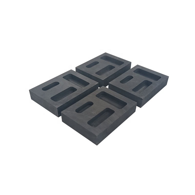 Graphite molds for precious metal molding gold and silver ingots graphite molds