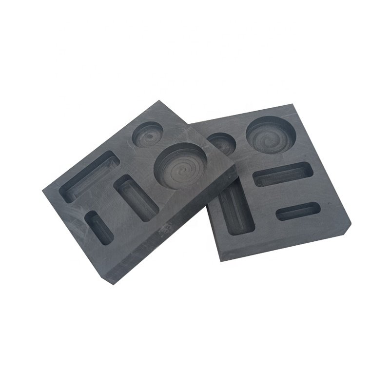 Graphite molds for precious metal molding gold and silver ingots graphite molds
