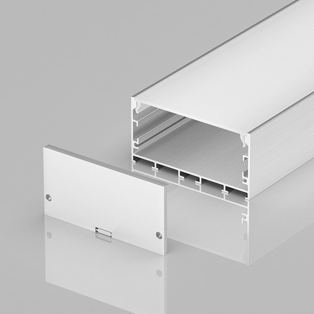 B70 Factory price connectable slim led linear light aluminum profile customized black color led channel for led strip light