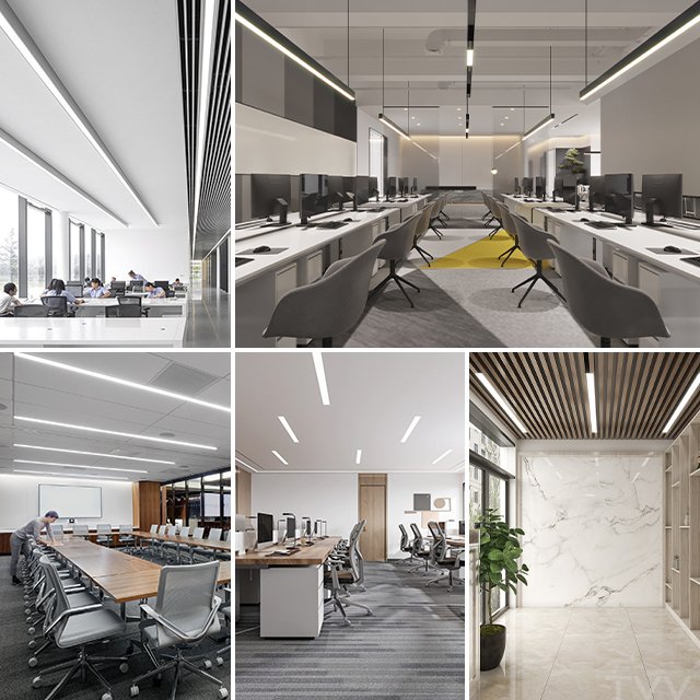 B70 Factory price connectable slim led linear light aluminum profile customized black color led channel for led strip light