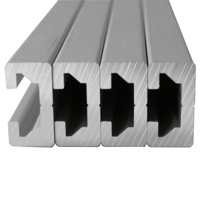 China supplier 6063 aluminium extrusion caravan awning rail keder track profiles