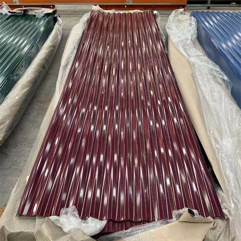 Ral color aluminum metal roof tile ppal Corrugated aluminum Roofing Profile Sheet pre-coated metal roof panel