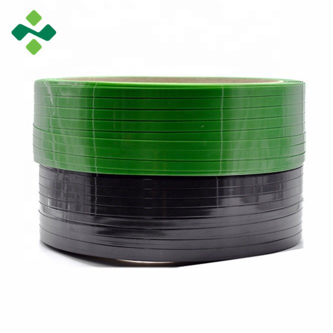 ZILI High Breaking Force 20KG Plastic Embossed Green PET Strapping Roll For Secondhand Clothes Bale