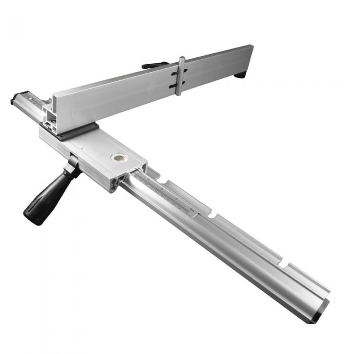 DIY clear style best homemade carpentry t track t-track woodworking saw table aluminum guide rail