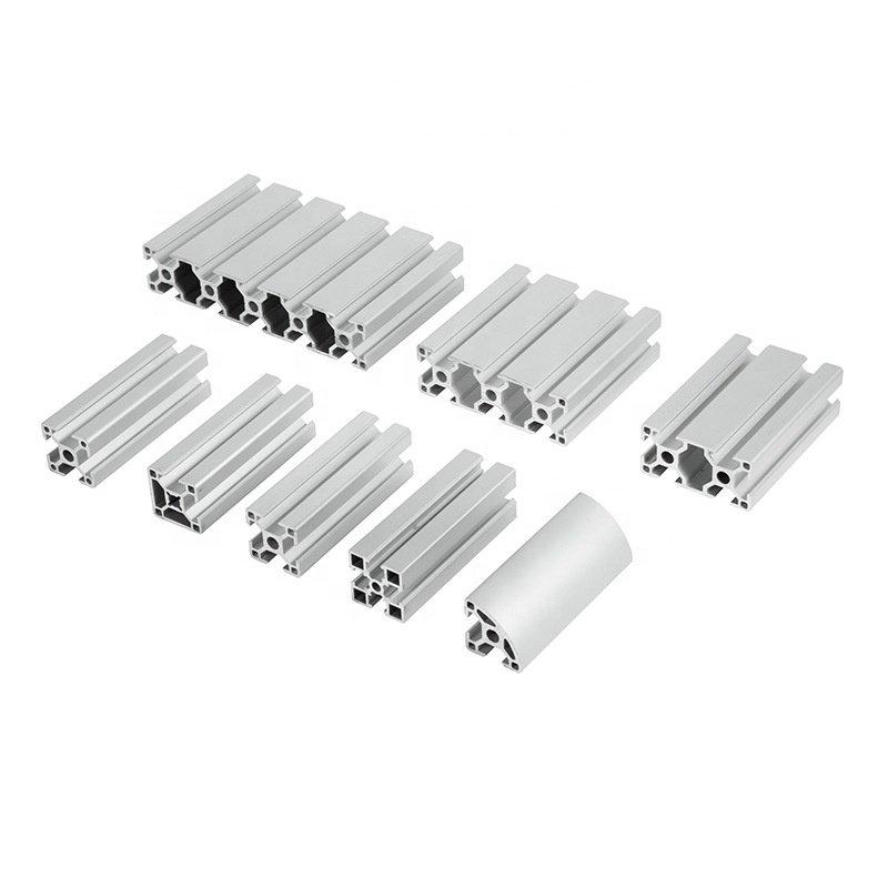 Factory Manufacturer Custom Industrial Extruded T Slot aluminium construction profile