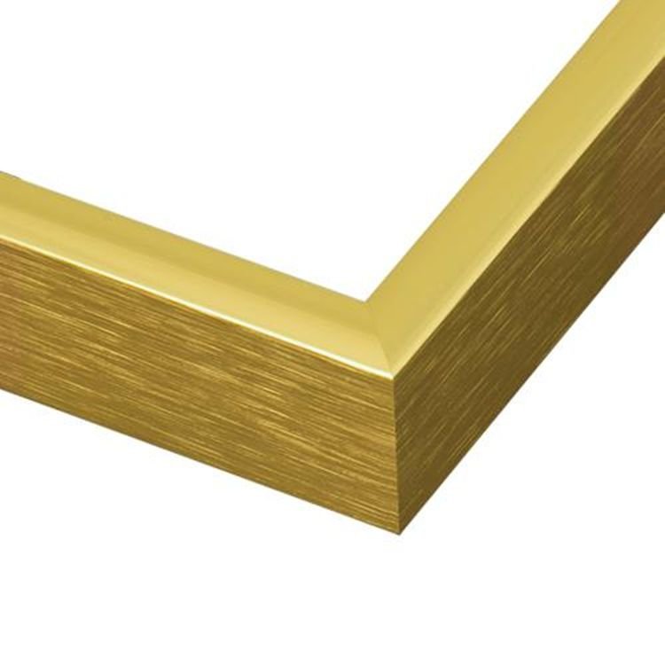 6063-T5 aluminium profile for mirror frame , polishing and brushed picture frame aluminium profile in China