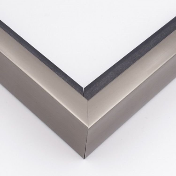 6063-T5 aluminium profile for mirror frame , polishing and brushed picture frame aluminium profile in China