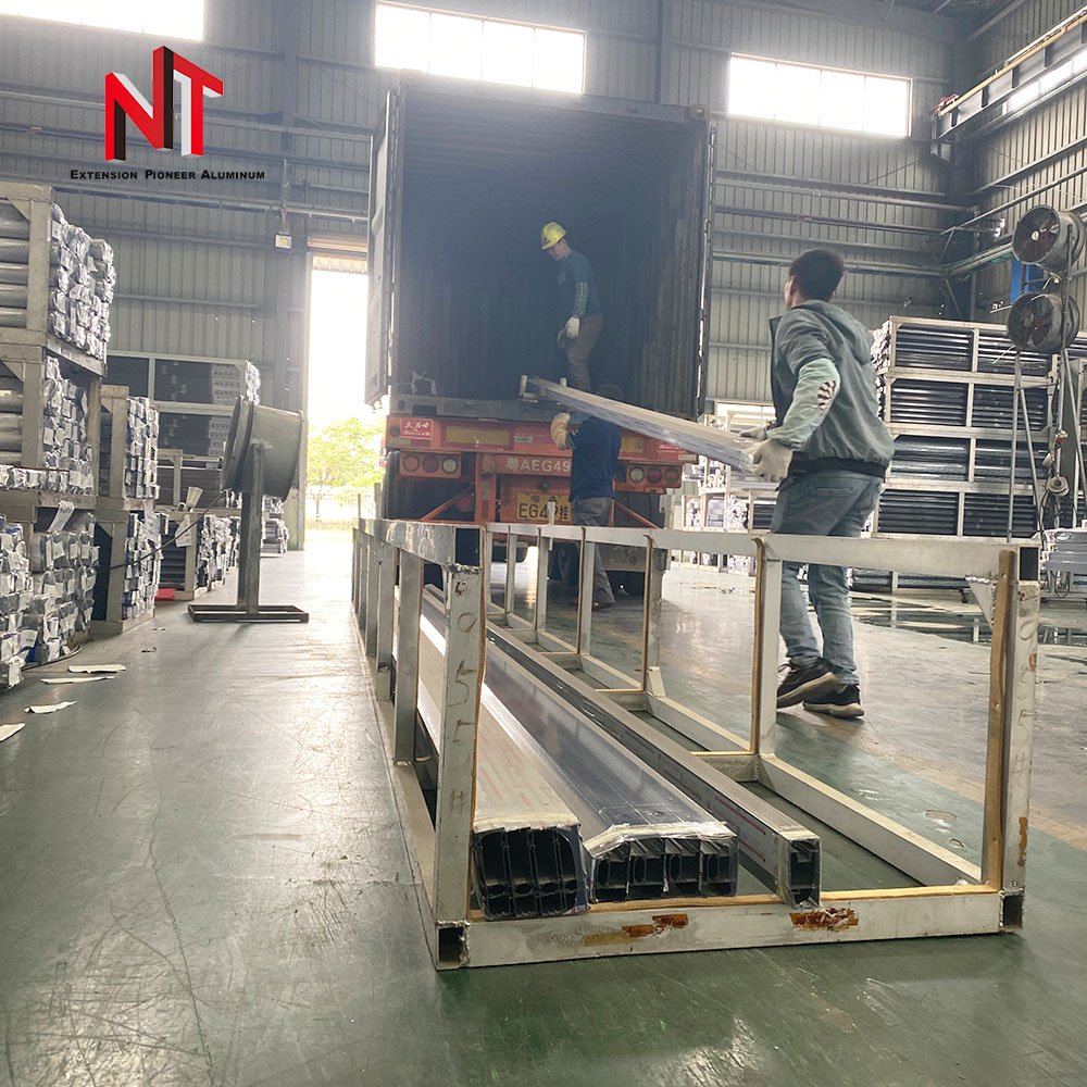 Factory Wholesale China Alloy Extrusion Custom black anodized aluminum frame aluminium extruded profile for door