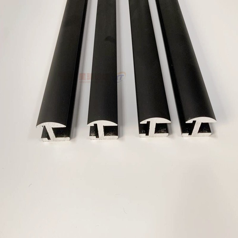 Foshan Aluminum profile Factory customized Polished Chrome /Brushed Nickel Shower Door Header Kit profile