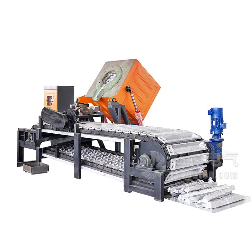 Automatic casting ingot Bronze copper alloy aluminium/brass ingot casting production line