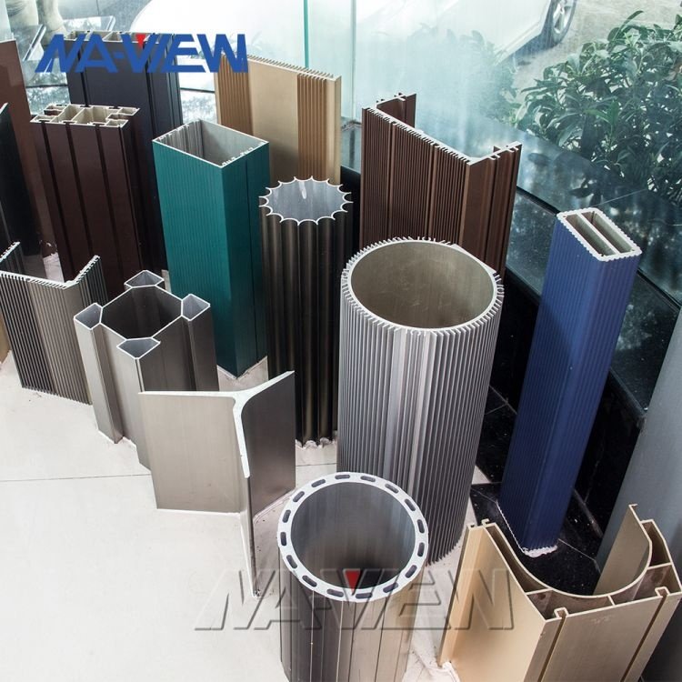 Component Metal Machining Parts Custom Anodized CNC industrial Aluminium Extrusion Profile