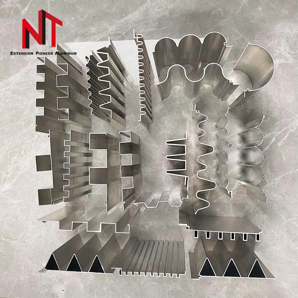 Nuotuo Export Manufacturer Factory Price Building Material Great Wall aluminum profile Wavy Aluminium profile