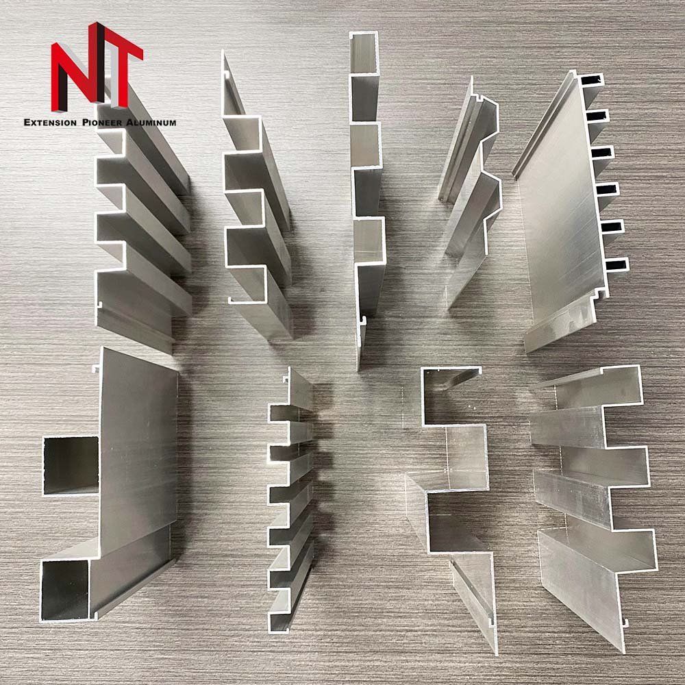Nuotuo Export Manufacturer Factory Price Building Material Great Wall aluminum profile Wavy Aluminium profile